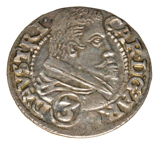 3 krajcary 1620 Karol Austriacki Księstwo Nyskie Biskupów Wrocławskich Nysa
