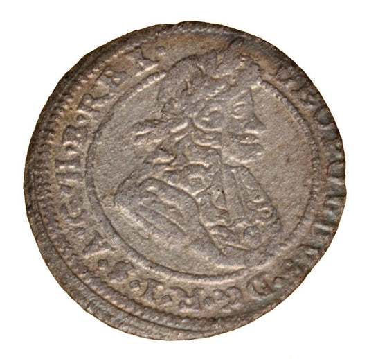 1 krajcar 1669 Leopold I Habsburg Śląsk Brzeg