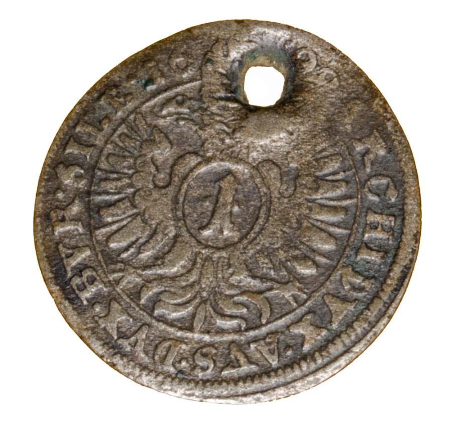 1 krajcar 1698 Leopold I Habsburg Śląsk Opole