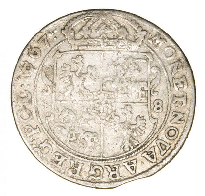 Ort 1667 Jan Kazimierz Polska Bydgoszcz