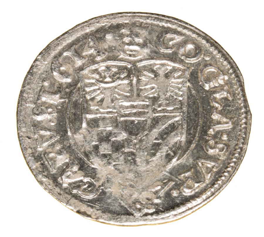 3 krajcary 1614 Karol II Podiebradowicz Księstwo Ziębicko - Oleśnickie Oleśnica