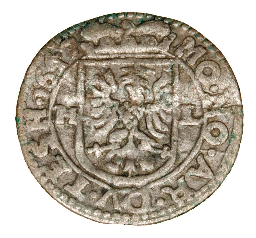 1 krajcar 1647 Elżbieta Lukrecja Księstwo Cieszyńskie Skoczów