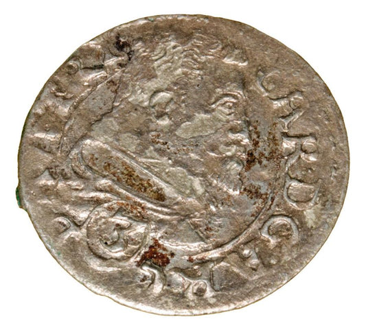 3 krajcary 1621 Karol Austriacki Księstwo Nyskie Biskupów Wrocławskich Nysa