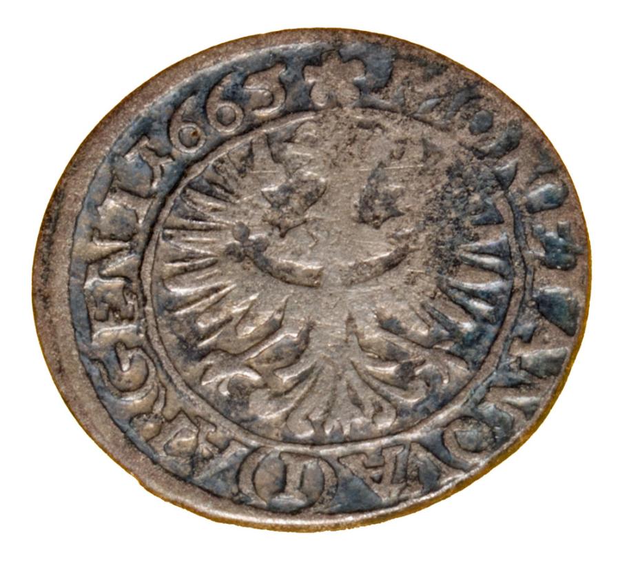 1 krajcar 1665 Jan Chrystian Księstwo Brzesko-Legnicko-Wołowskie Brzeg