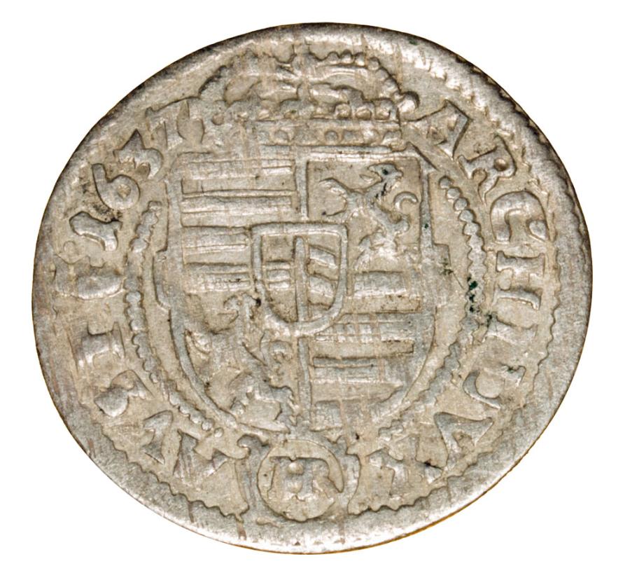3 krajcary 1637 Ferdynand III Habsburg Śląsk Kłodzko