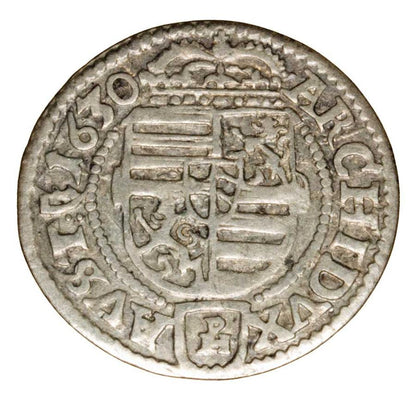 3 krajcary 1630 Ferdynand III Habsburg Śląsk Kłodzko